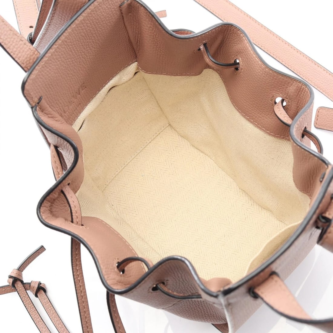 LOEWE MINI HAMMOCK DRAWSTRING SHOULDER HANDBAG - 3