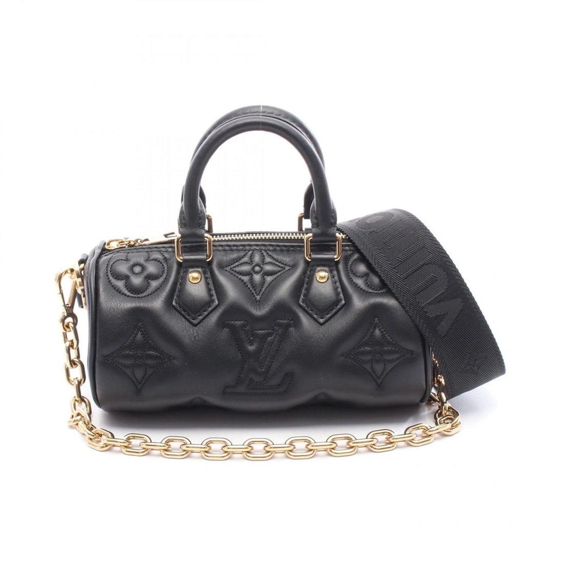 LOUIS VUITTON PAPILLON BB BUBBLEGRAM CHAIN SHOULDER HANDBAG (1 of 3)