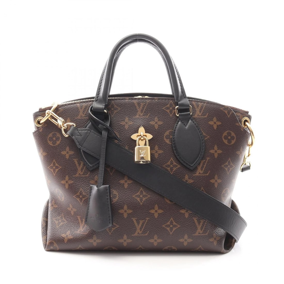 LOUIS VUITTON FLOWER ZIPPED TOTE PM SHOULDER BAG: LOUIS VUITTON Flower Zipped Tote PM Shoulder Bag Brand: LOUIS VUITTON Type: Tote Bag Material: Exterior Material Monogram × PVC coated canvas × leather Color: Exterior Color Black /