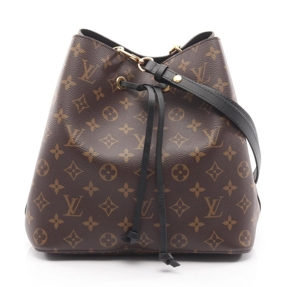 LOUIS VUITTON NEONOE SHOULDER CROSSBODY DRAWSTRING BAG: LOUIS VUITTON Neonoe Shoulder crossbody drawstring Bag Brand: LOUIS VUITTON Type: Shoulder Bag Material: Exterior Material PVC coated canvas Color: Exterior Color Brown Size: H:25.5cm x W:26cm