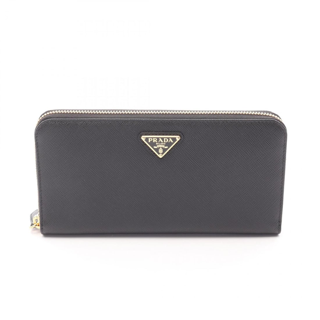 PRADA SAFFIANO TRIANG AROUND LONG WALLET PURSE (1 of 3)