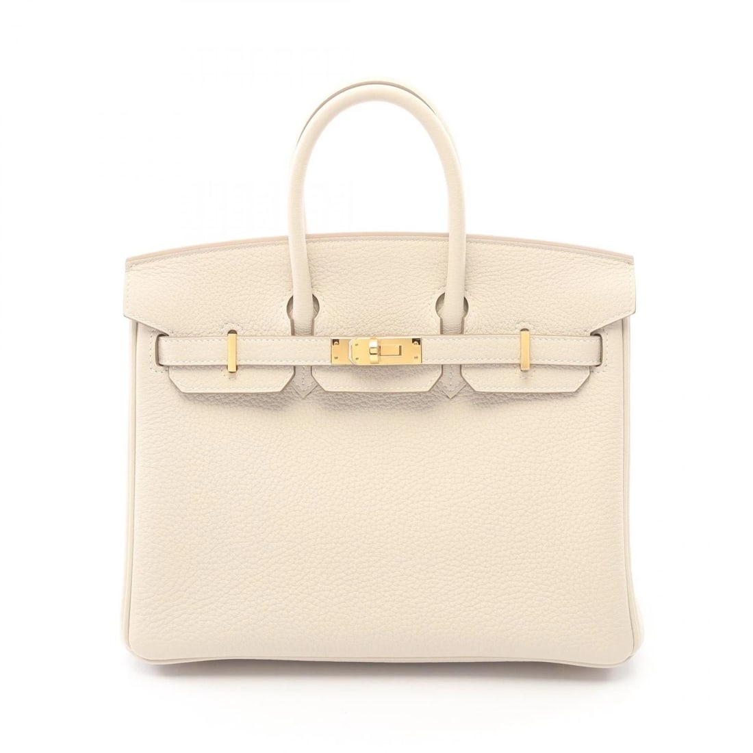 HERMES BIRKIN 25 HANDBAG TOGO LEATHER LEATHER BEIGE (1 of 4)