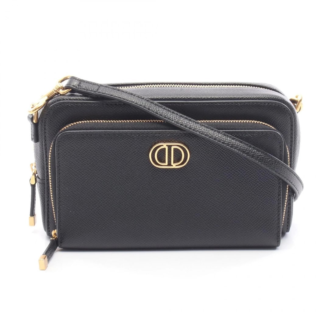 CHRISTIAN DIOR CARO DOUBLE POUCH SHOULDER CROSSBODY BAG (1 of 3)