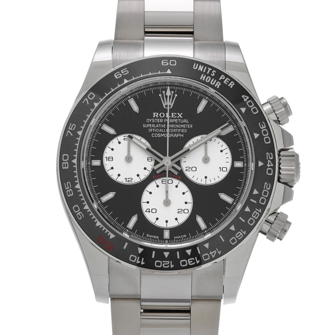 ROLEX COSMOGRAPH DAYTONA BLACK WHITE WATCH: ROLEX Cosmograph Daytona black white WATCH Brand: ROLEX Type: Wristwatch Material: Band Material White gold, Case Material White gold Color: Dial Color black/white Size: ??Case? H/about 40mm W/abo
