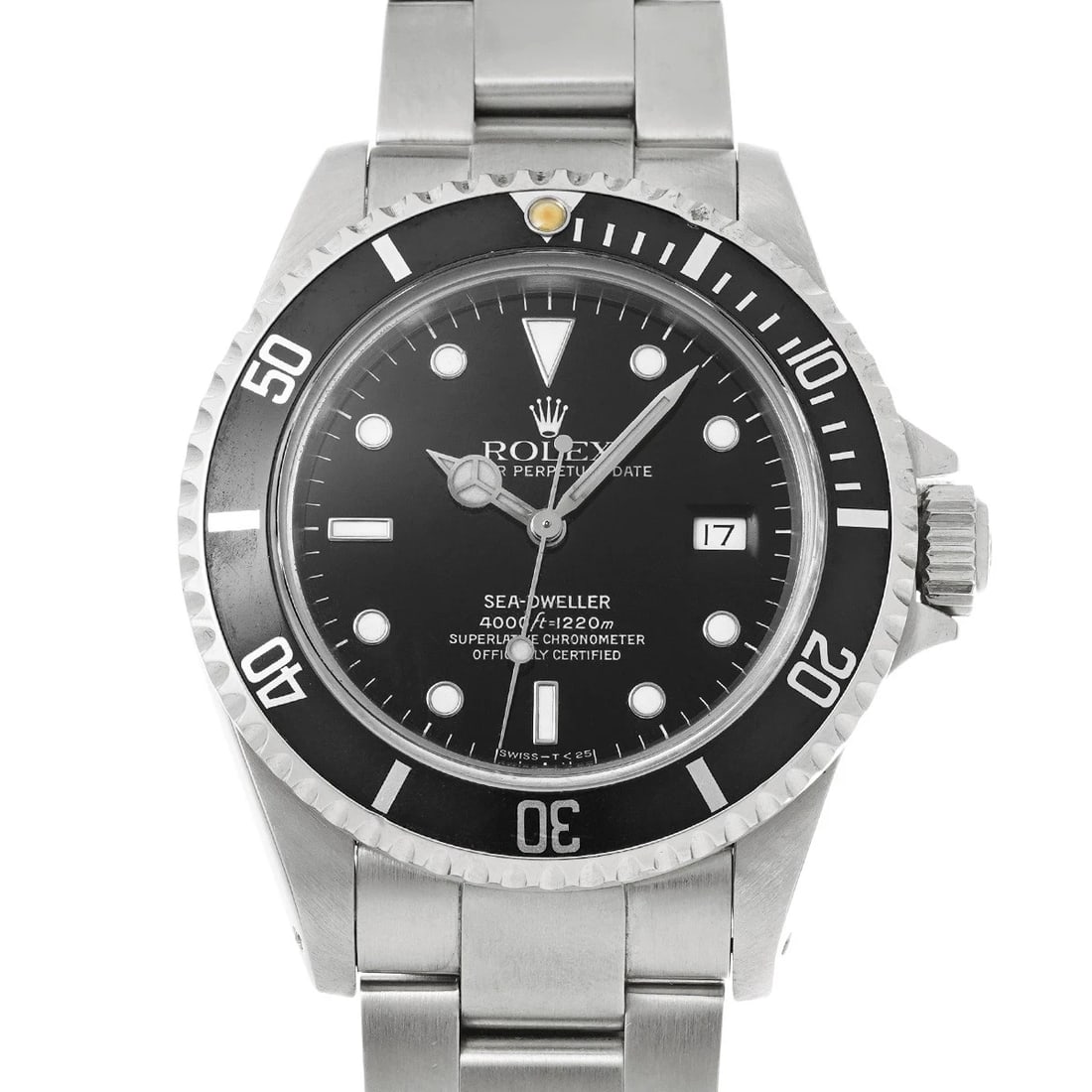 ROLEX SEA DWELLER BLACK WATCH: ROLEX Sea Dweller black WATCH Brand: ROLEX Type: Wristwatch Material: Band Material Stainless steel, Case Material Stainless steel Color: Dial Color black Size: ??Case? H/about 40mm W/about