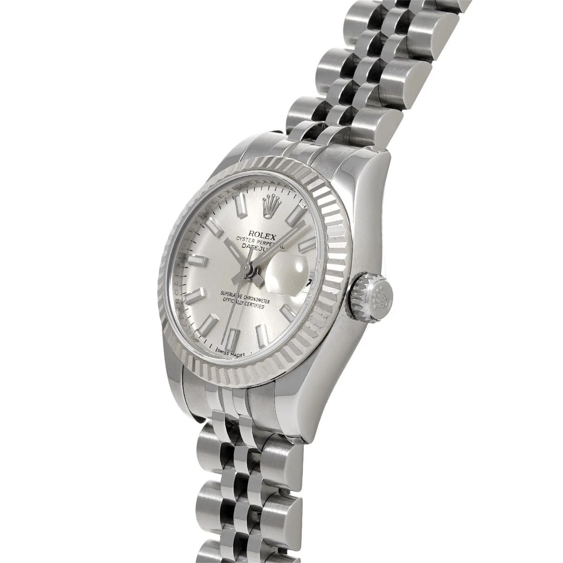 ROLEX DATEJUST SILVER WATCH - 2