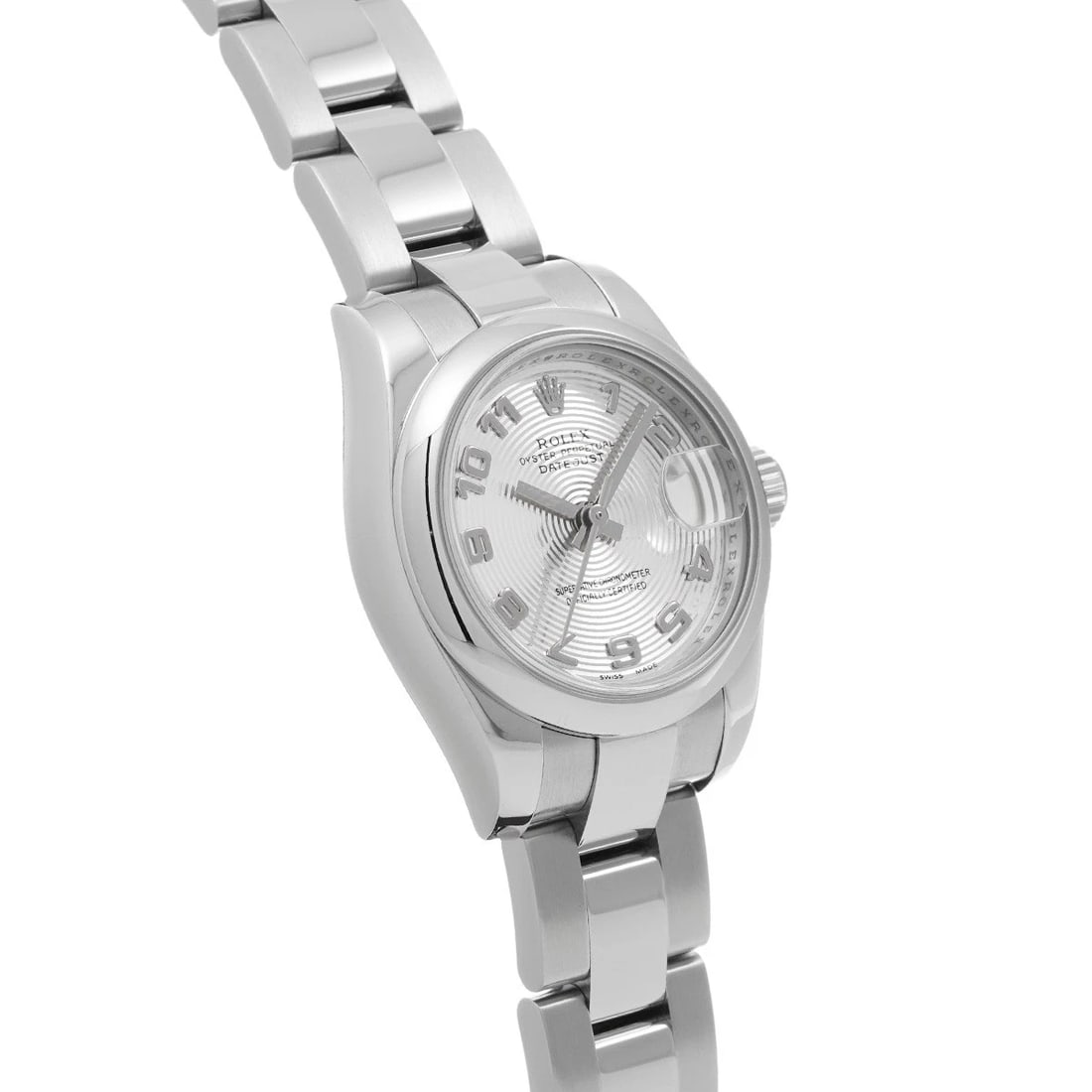 ROLEX DATEJUST SILVER CONCENTRIC WATCH - 3