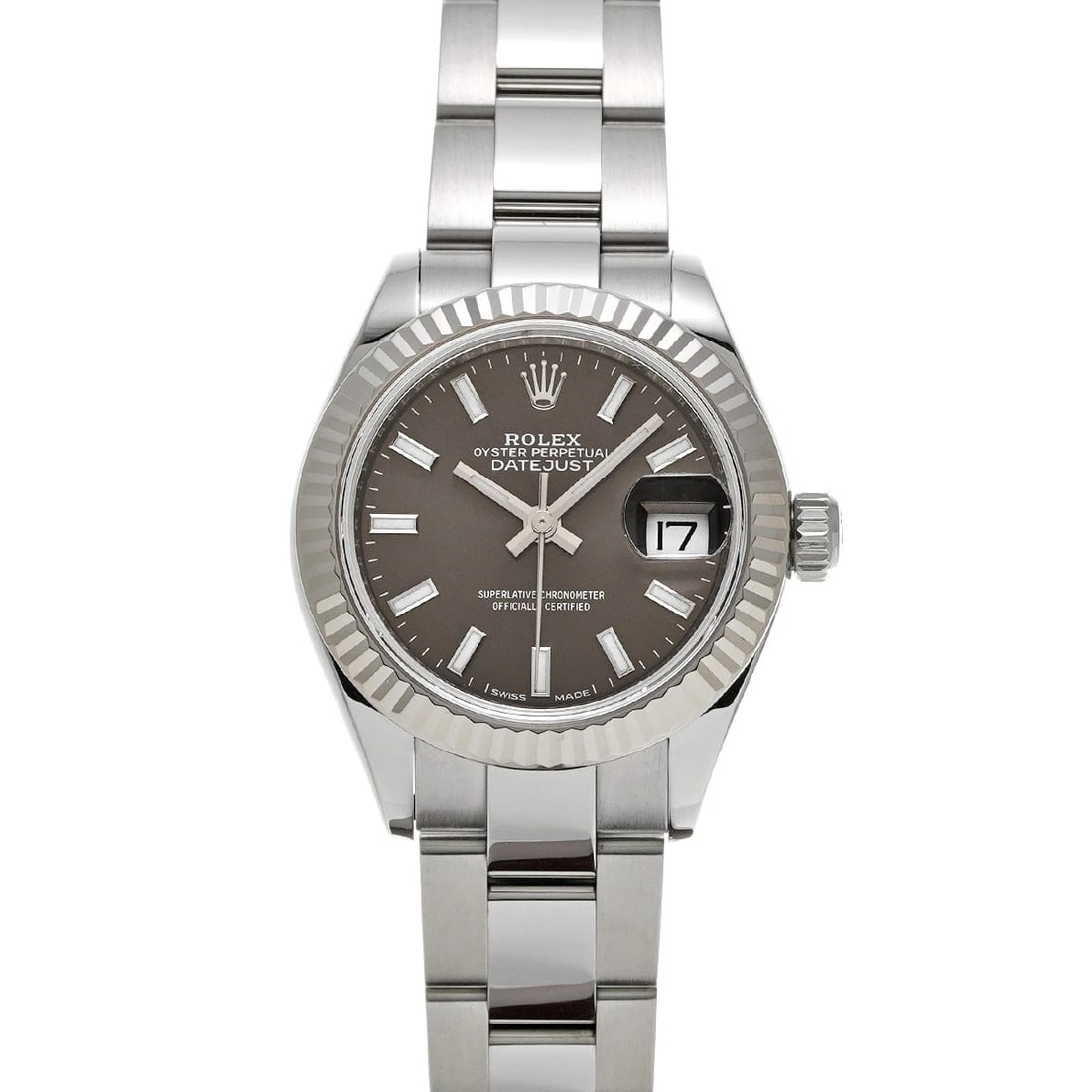 ROLEX DATEJUST DARK GRAY WATCH (1 of 4)