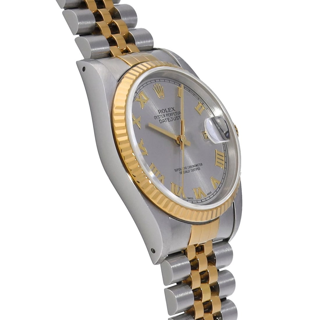 ROLEX DATEJUST GRAY WATCH - 3