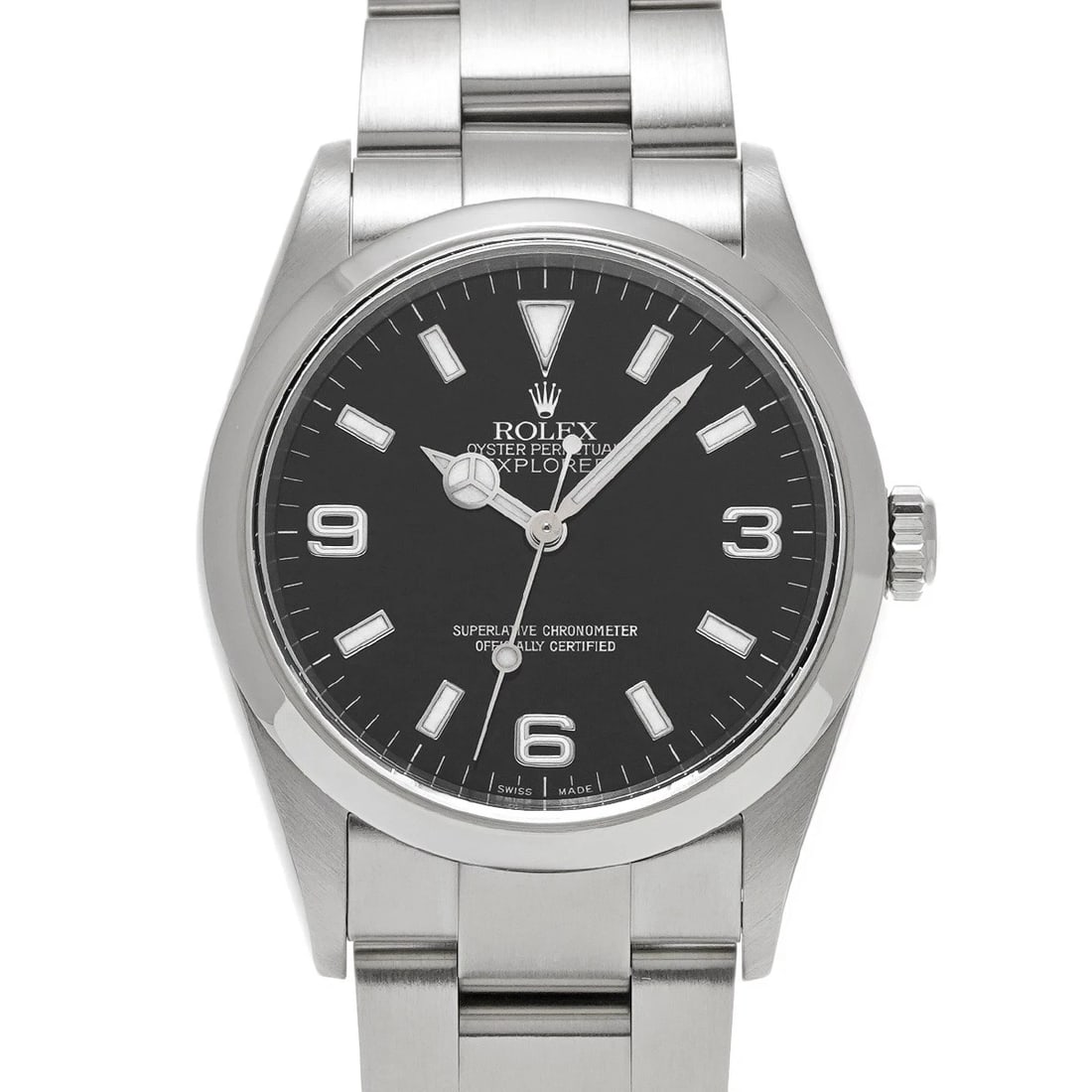 ROLEX EXPLORER BLACK WATCH: ROLEX Explorer black WATCH Brand: ROLEX Type: Wristwatch Material: Band Material Stainless steel, Case Material Stainless steel Color: Dial Color black Size: ??Case? H/about 36mm W/about 36mm