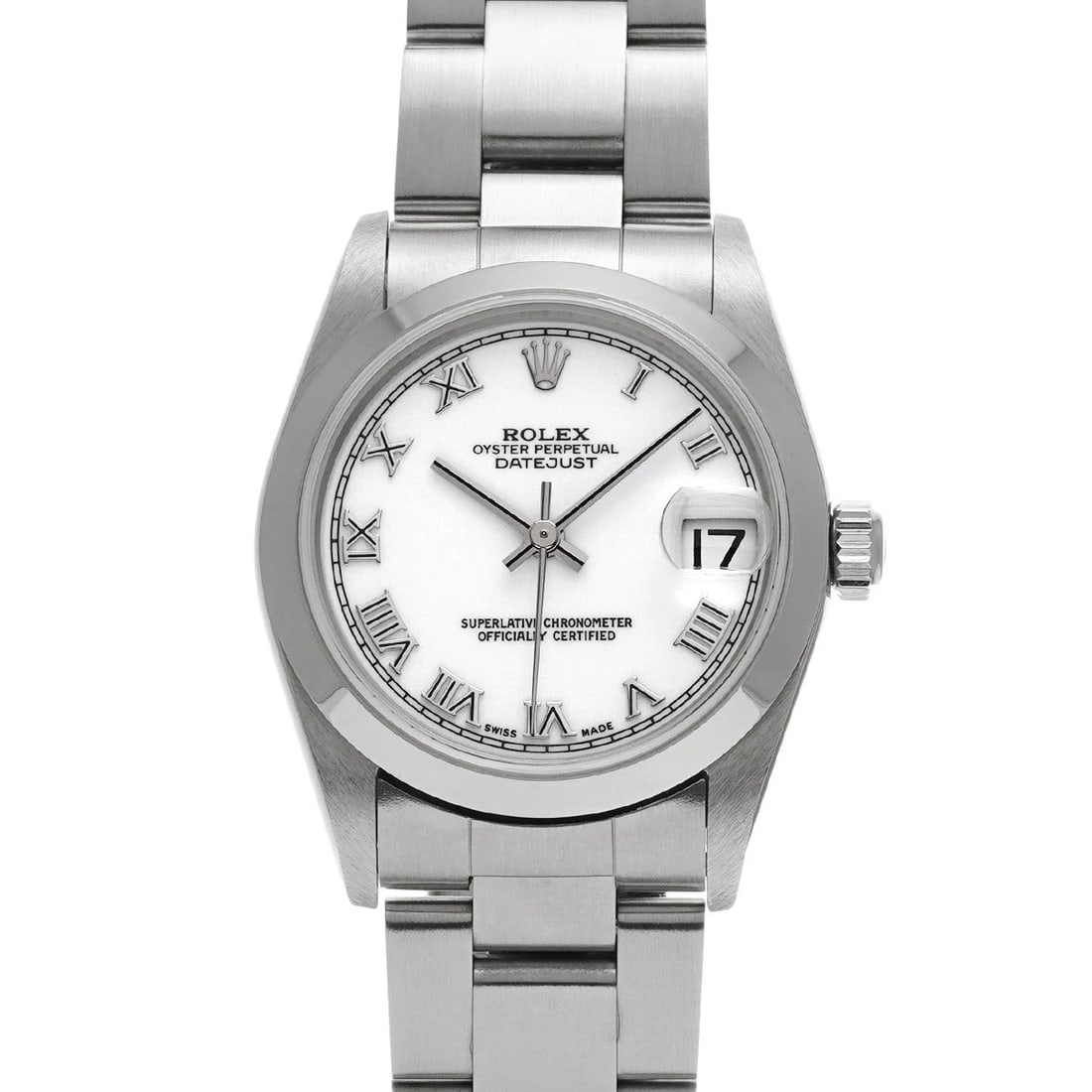 ROLEX DATEJUST WHITE WATCH: ROLEX Datejust white WATCH Brand: ROLEX Type: Wristwatch Material: Band Material Stainless steel, Case Material Stainless steel Color: Dial Color white Size: ??Case? H/about 31mm W/about 31mm