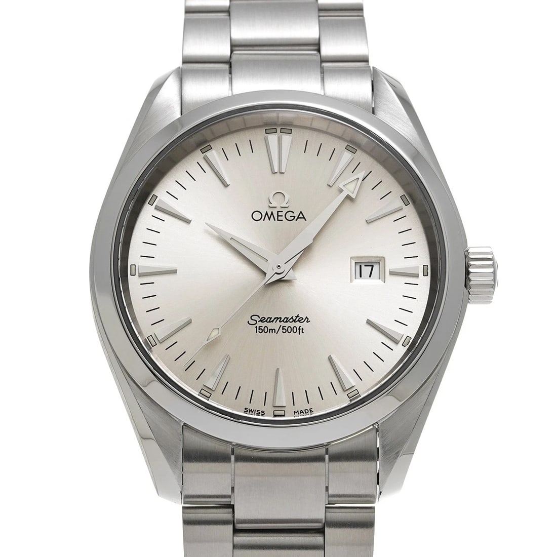 OMEGA SEAMASTER AQUA TERRA SILVER WATCH (1 of 4)