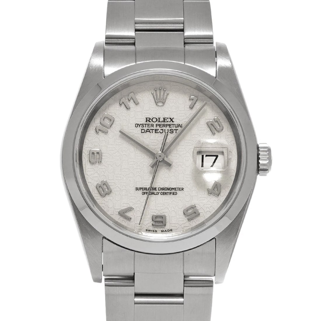 ROLEX DATEJUST IVORY COMPUTER WATCH: ROLEX Datejust Ivory Computer WATCH Brand: ROLEX Type: Wristwatch Material: Band Material Stainless steel, Case Material Stainless steel Color: Dial Color Ivory Computer Size: ??Case? H/about 36mm