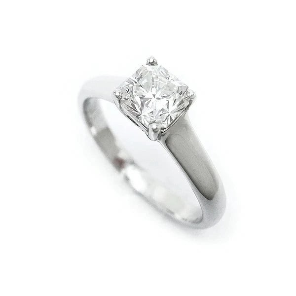 TIFFANY & CO. LUCIDA DIAMOND SOLITAIRE RING PT950: Tiffany & Co. Lucida Diamond Solitaire Ring Pt950 Brand: Tiffany & Co. Type: Ring Material: Platinum (Pt950) Main Stone/Creation Natural Color: Silver Size: US: 4.75-5 Accessories: None