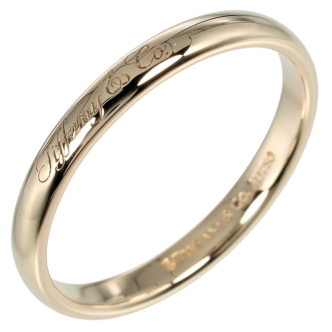 TIFFANY & CO. NOTES LUCIDA RING K18 PINK GOLD: Tiffany & Co. Notes Lucida Ring K18 Pink Gold Brand: Tiffany & Co. Type: Ring Material: 18K Pink Gold (K18 / AU750) Main Stone/Creation Natural Color: Pink Gold Size: US: 8.75 Accessories: None