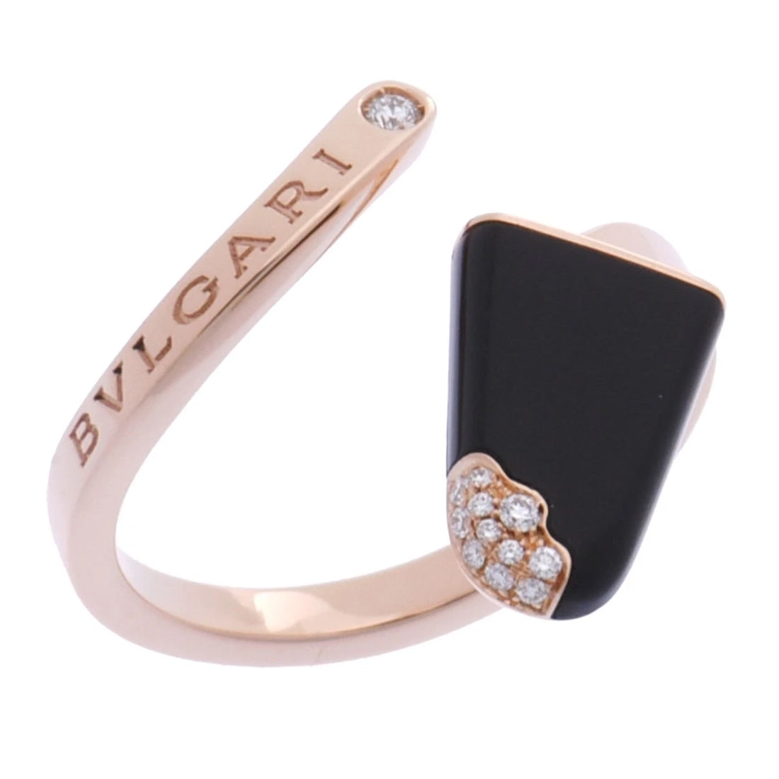 BVLGARI RING ONYX/DIAMOND GELATI RING (1 of 3)