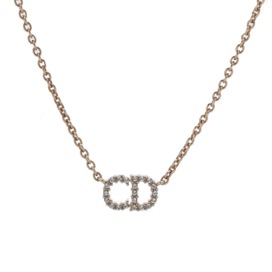 DIOR NECKLACE METAL/CRYSTA CLAIR D LUNE: Dior Necklace metal/crysta CLAIR D LUNE Brand: Dior Type: Necklace Material: metal Color: Gold Size: Top H/about 10mm W/about 7mm Chain length:48.5cm Chain length:48.5cmSize(Inch) Top H/about