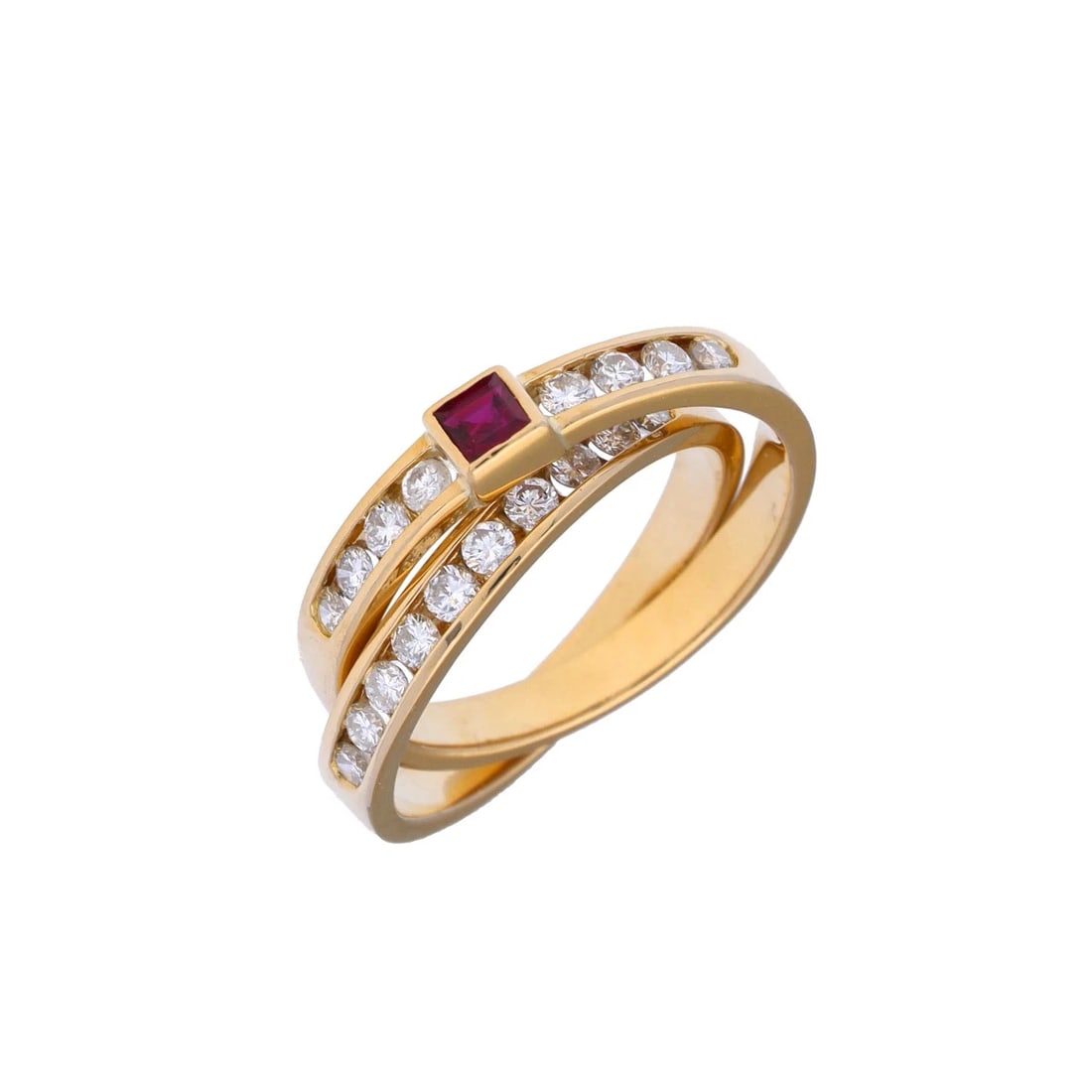 TASAKI RING YG RUBY/DIAMOND RINGS (1 of 4)