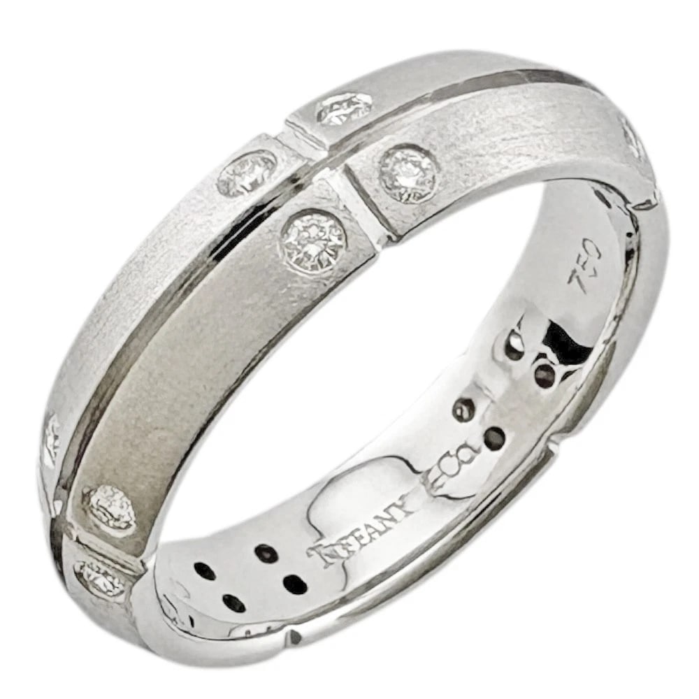 TIFFANY&CO. RING K18 WHITE GOLD DIAMOND (1 of 2)