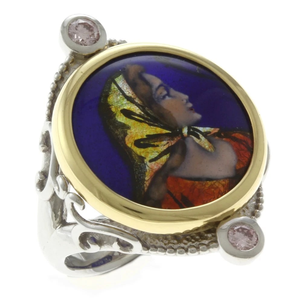 RING US PT900PLATINUM K18 GOLD PINK DIAMOND: Ring US Pt900Platinum K18 Gold Pink diamond Brand: Unbranded Type: Ring Material: Pt900Platinum Main Stone/Creation Pink diamond Color: gold Size: US 7 Accessories: None Accessories Notice