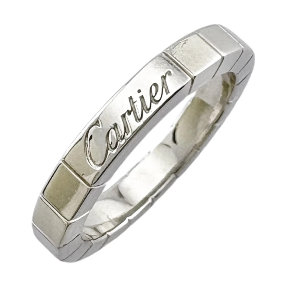 CARTIER RING K18 WHITE GOLD LANIERE (1 of 2)