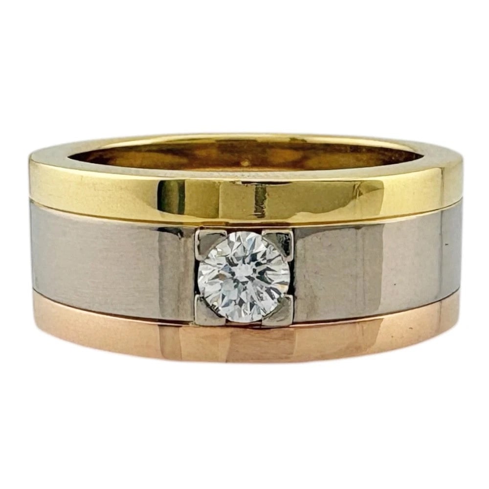 CARTIER RING K18 YELLOW GOLD K18 PINK (1 of 3)