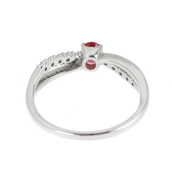 PT950 RUBY DIAMOND RING - 2