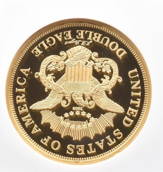 1849 PATTERN DOUBLE EAGLE SMITHSONIAN STRUCK - 2