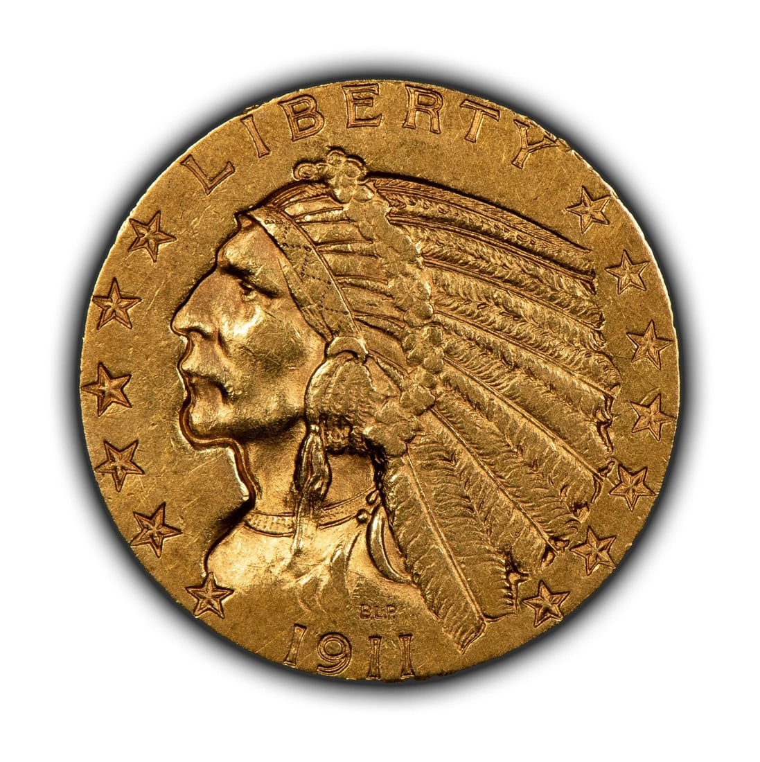 1911 G$5 INDIAN HEAD GOLD HALF EAGLE (1 of 4)