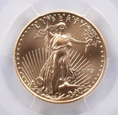 1998 $10 AMERICAN GOLD EAGLE (1 of 2)