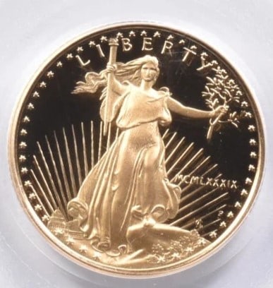 1989-P $10 AMERICAN GOLD EAGLE (1 of 2)