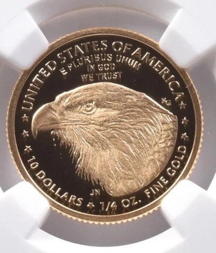 2021-W $10 AMERICAN GOLD EAGLE: 2021-W $10 American Gold Eagle Brand/Mint: None Year: 2021 Fineness: None Denomination: $10 Country of Origin: United States Accessories: None Accessories Notice: When purchasing pre-owned