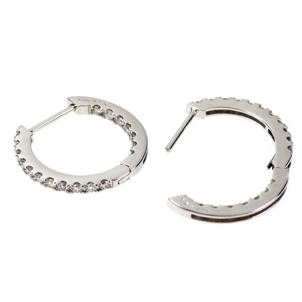 PT950 DIAMOND EARRING - 2