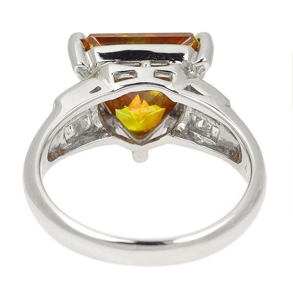 PT900 SPHALERITE DIAMOND RING - 2