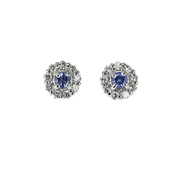 RARE PT950/ PT900 BENITOITE DIAMOND EARRINGS: Rare Pt950/ Pt900 Benitoite Diamond Earrings Brand: None Type: piercing Material: Pt950/ Pt900 Color: none Size: Length/Width/Diameter5.1 Width/Thickness5.1 Accessories: None Accessories
