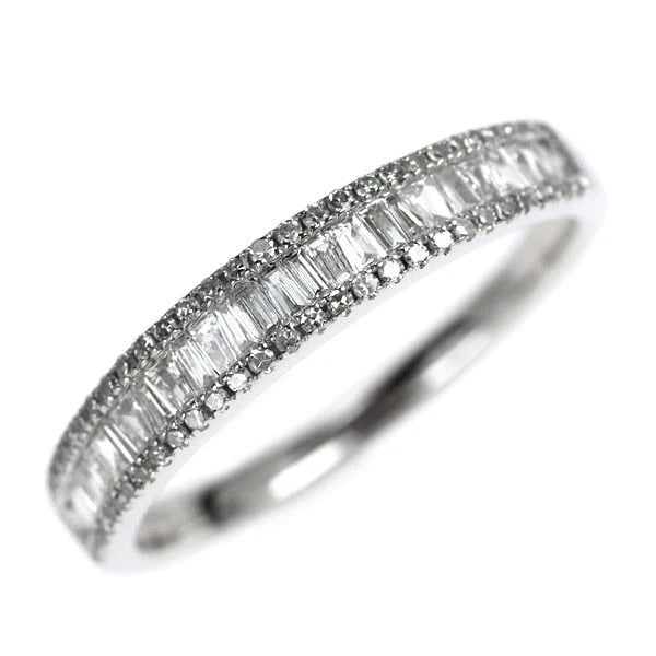 K18WG TABER BUCKET/SINGLE CUT DIAMOND RING: K18WG Taber Bucket/Single Cut Diamond Ring Brand: None Type: ring Material: K18WG Color: WG Size: 6.75 - 7 US Accessories: None Accessories Notice: When purchasing pre-owned goods, please