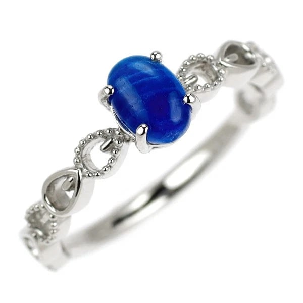 RARE PT950 CABOCHON CUT AUINITE RING: Rare Pt950 Cabochon Cut Auinite Ring Brand: None Type: ring Material: Pt950 Main Stone/Creation Aouinite Color: Silver Size: 6 US Accessories: None Accessories Notice: When purchasing