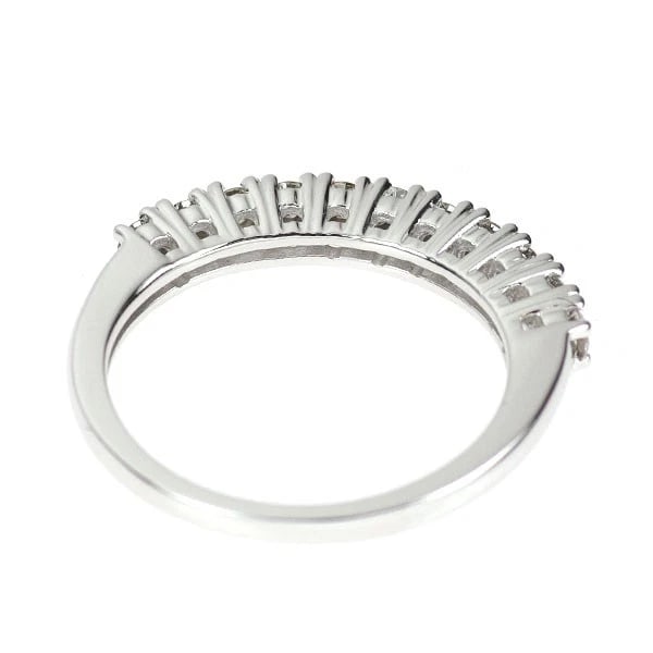 K18WG DIAMOND RING - 2