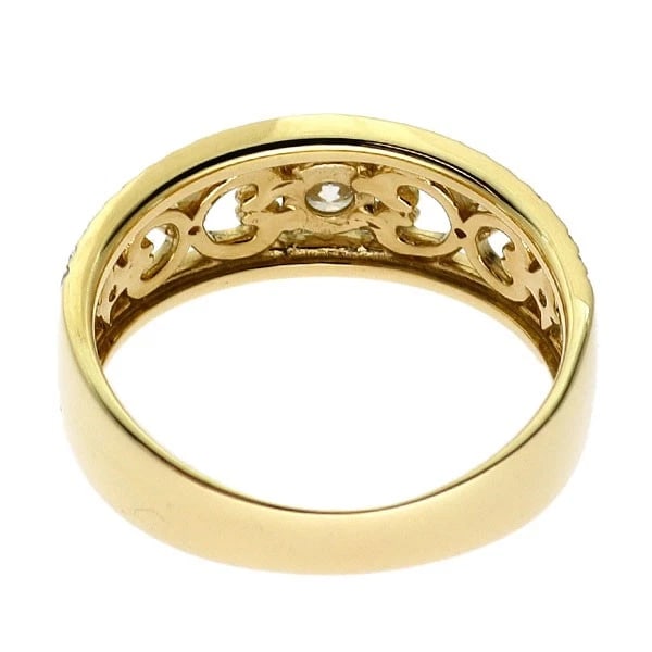 K18YG DIAMOND RING - 2