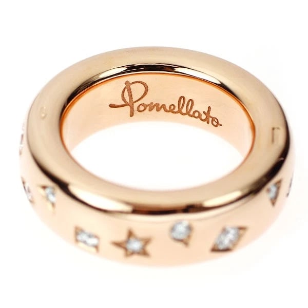 POMELATO K18PG DIAMOND RING - 3