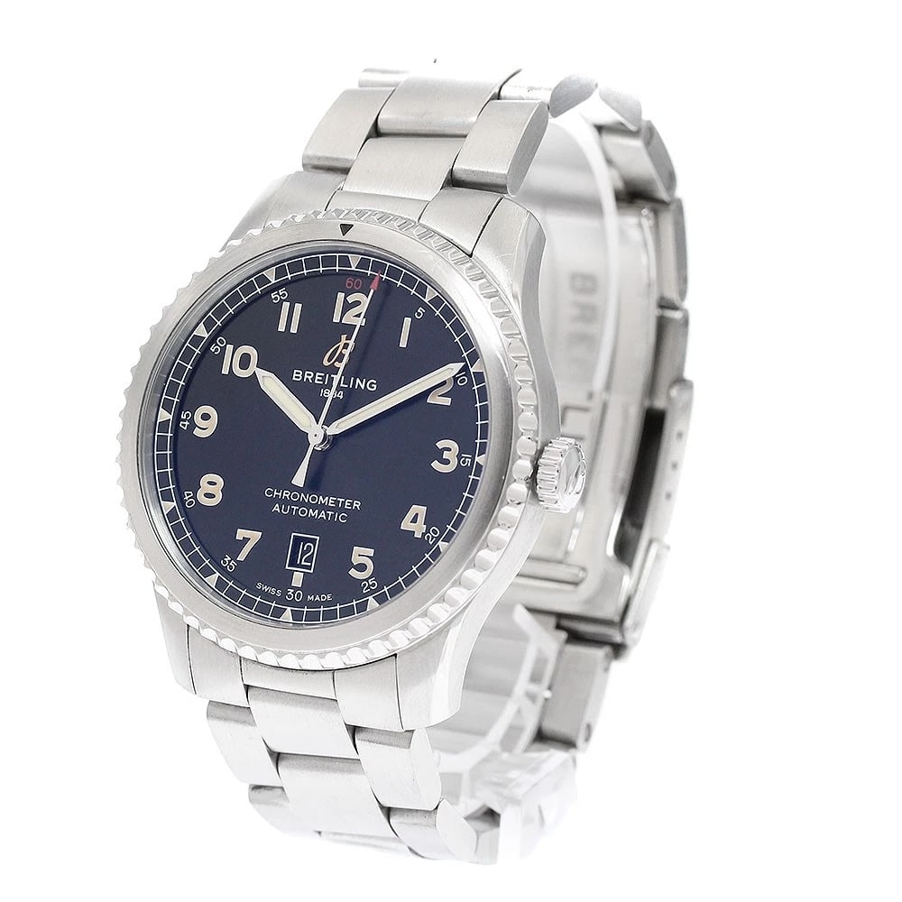 BREITLING AVIATOR AUTOMATIC BLACK AUTOMATIC WATCH - 2