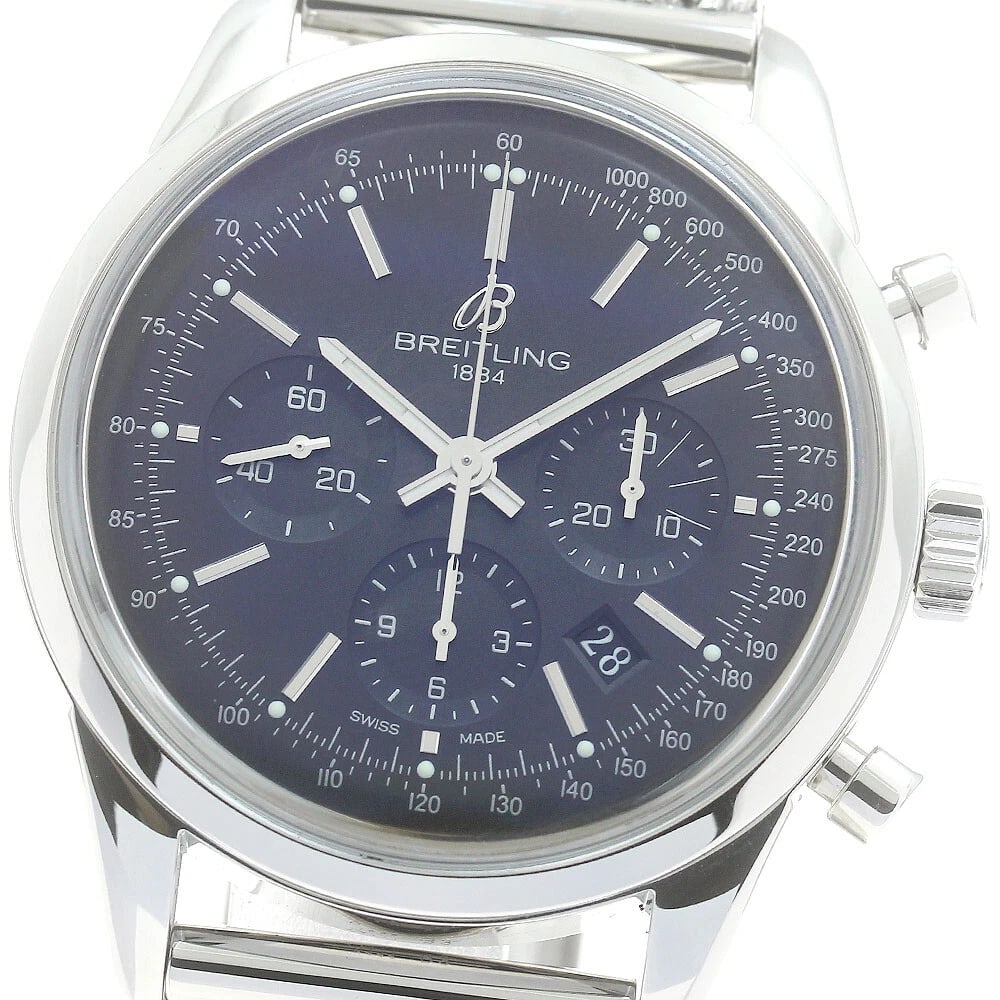 BREITLING TRANSOCEAN CHRONOGRAPH DATE BLACK AUTOMATIC (1 of 3)