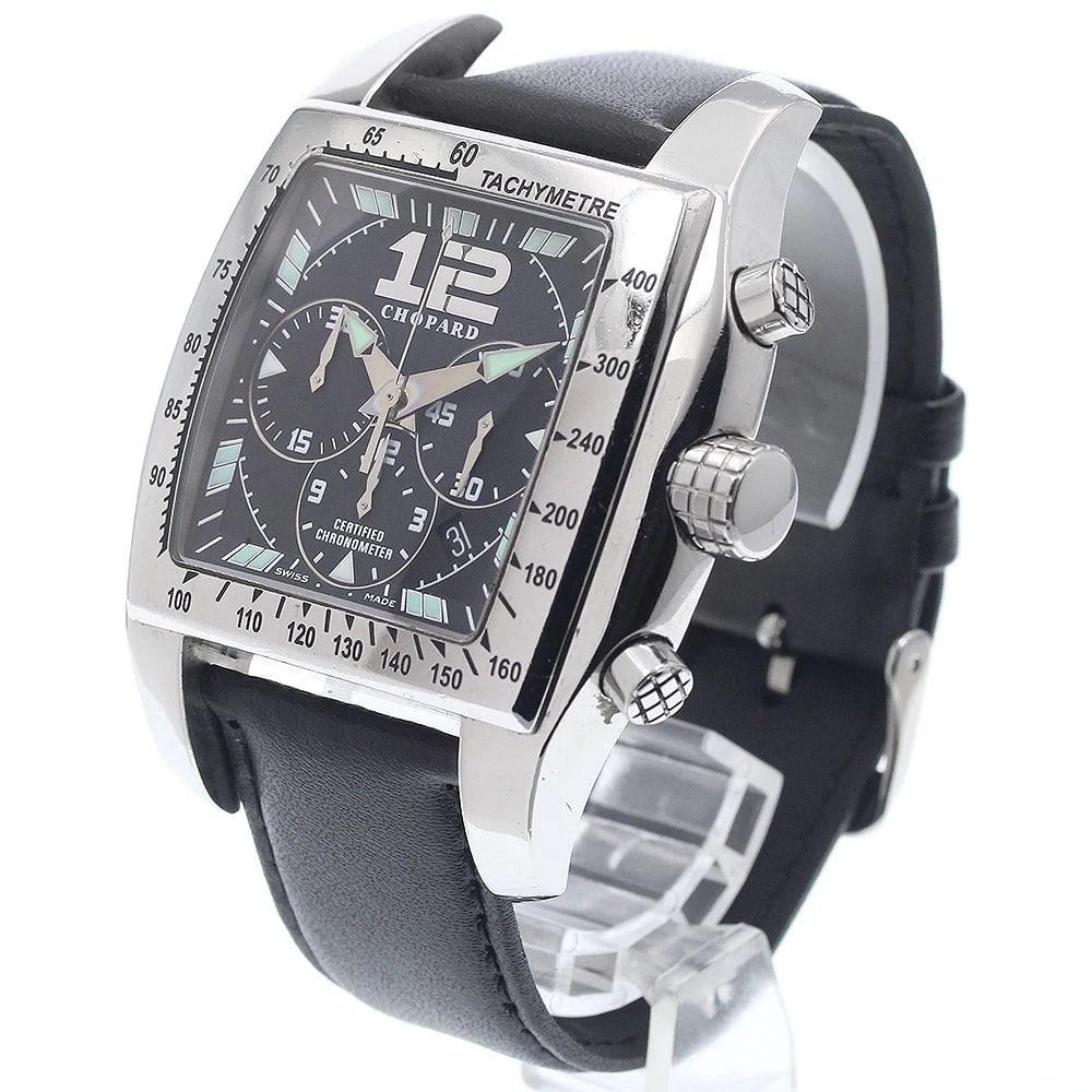 CHOPARD CHRONOGRAPH DATE BLACK DIAL AUTOMATIC WATCH - 2