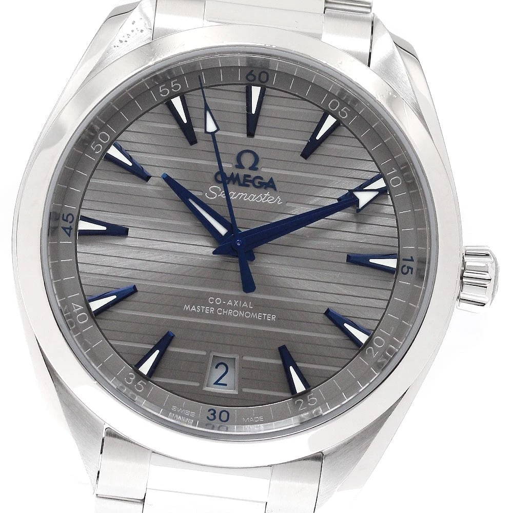 OMEGA SEAMASTER AQUA TERRA COAXIAL AUTOMATIC MEN'S: OMEGA Seamaster Aqua Terra Coaxial Automatic Men's Brand: OMEGA Type: Wristwatch Material: Band Material Stainless Steel, Case Material Stainless Steel / Stainless Steel Color: Band Color
