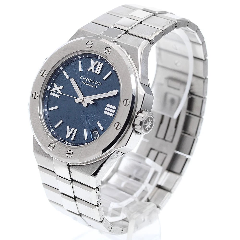 CHOPARD ALPINE DATE BLUE AUTOMATIC WATCH - 2