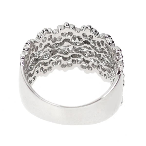 K18WG DIAMOND RING - 3