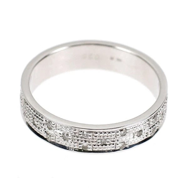 K18WG DIAMOND RING - 2
