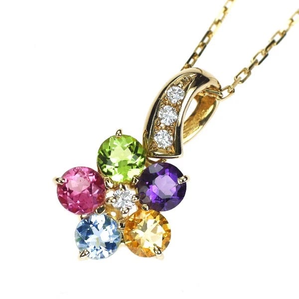 TASAKI PEARL K18YG STONE DIAMOND PENDANT NECKLACE: Tasaki Pearl K18YG Stone Diamond Pendant Necklace Brand: Tasaki Pearl Type: pendant necklace Material: K18YG Color: YG Size: Necklace: Chain Length 39.5 Length/Width/Diameter19.3