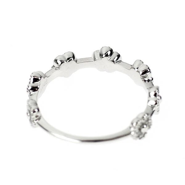 K18WG RUBY DIAMOND RING - 2