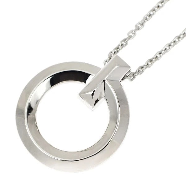 TIFFANY & CO K18WG PENDANT NECKLACE (1 of 2)